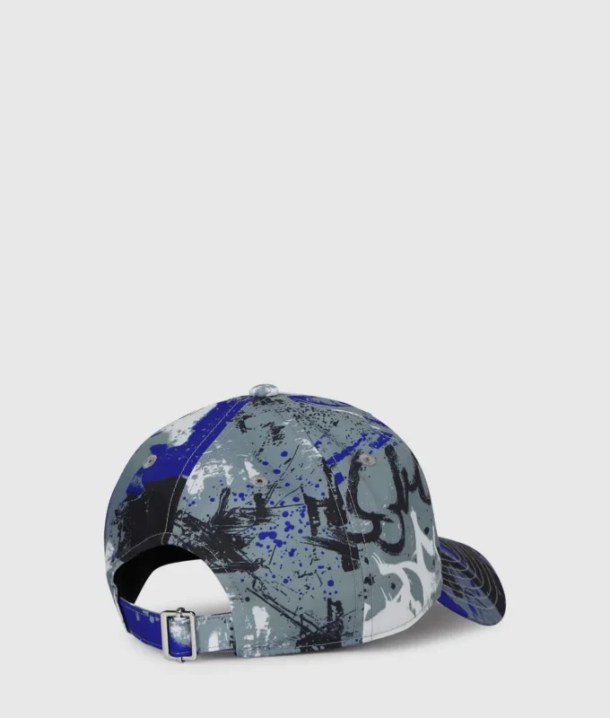 Cap med graffititrykk