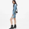 Crossbody-kameraveske i shearling