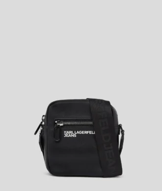 CROSSBODY-VESKE I IMITERT LÆR