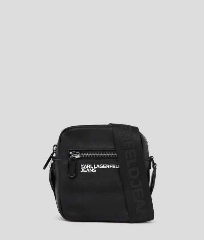 CROSSBODY-VESKE I IMITERT LÆR