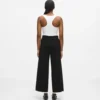 Culottes med kontrastpiping