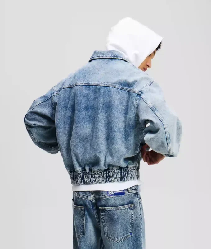 DENIM BOMBERJAKKE
