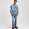 DENIM BOMBERJAKKE