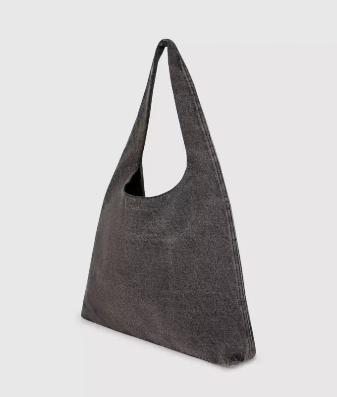 Denim hobo shopper