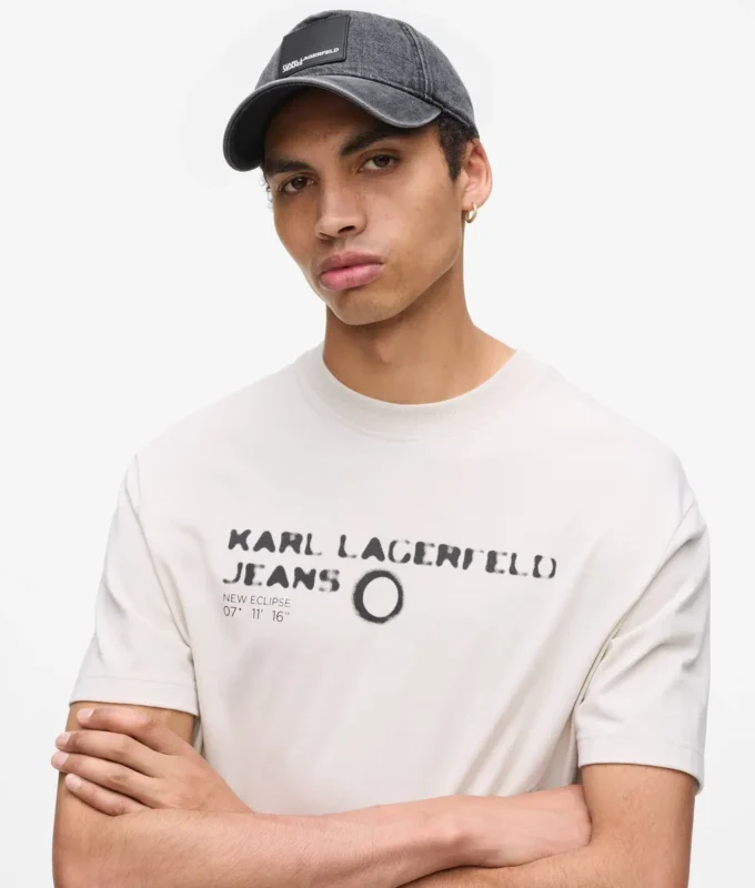 Denimcap med bokslogo