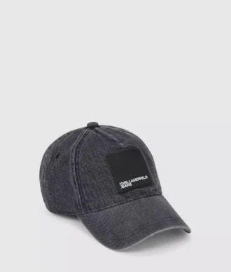 Denimcap med logo