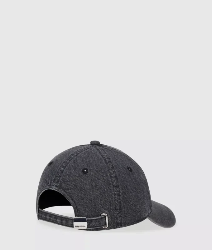 Denimcap med logo