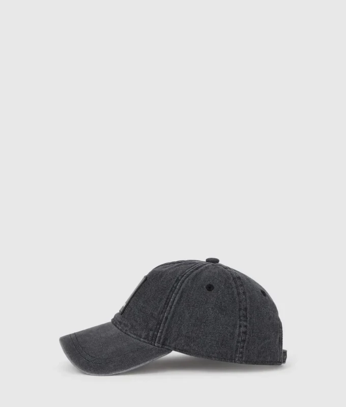 Denimcap med logo