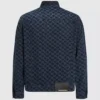 Denimjakke med Monogram-mønster over hele
