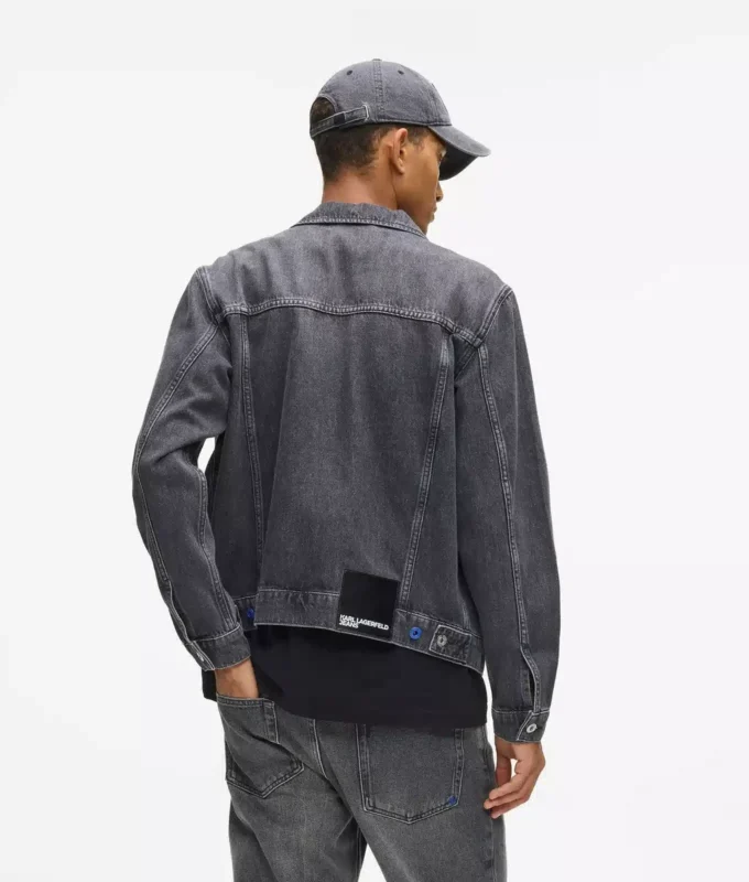 Denimjakke med normal passform