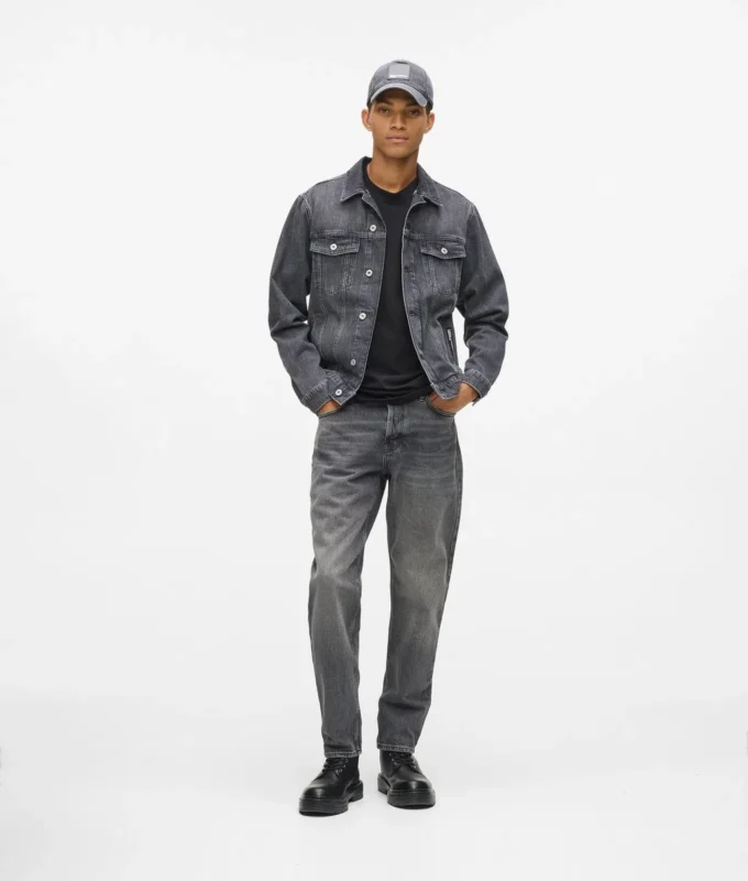 Denimjakke med normal passform