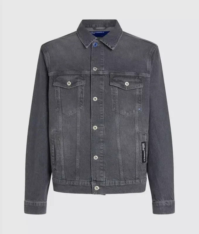 Denimjakke med normal passform
