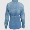 Denimskjorte med belte
