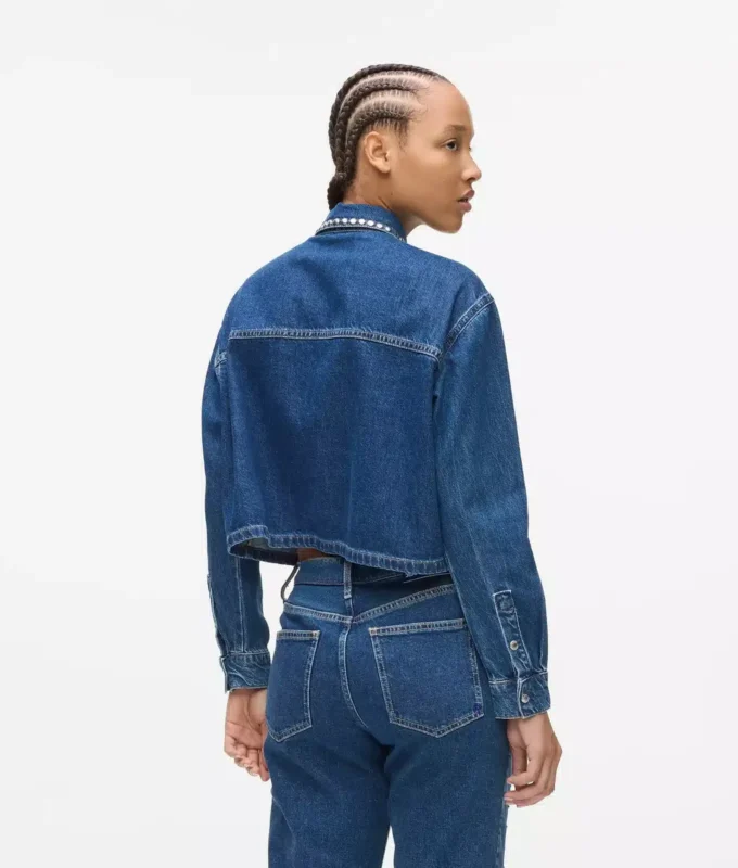 Denimskjorte med nitter