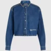 Denimskjorte med nitter