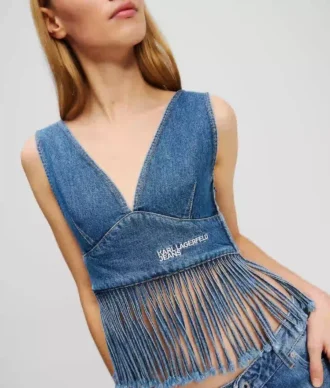 DENIMTOPP MED FRANSER
