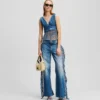 DENIMTOPP MED FRANSER