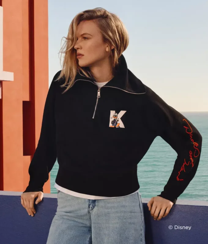 DISNEY X KL HALV-ZIP SWEATSHIRT
