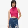Distressed strikket topp