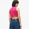 Distressed strikket topp