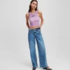 DOBBELT MIDJE RELAXED JEANS