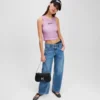 DOBBELT MIDJE RELAXED JEANS