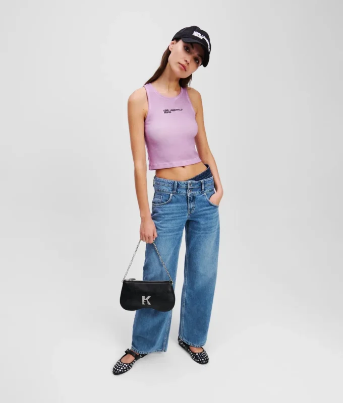 DOBBELT MIDJE RELAXED JEANS