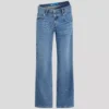 DOBBELT MIDJE RELAXED JEANS