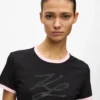 Eksklusiv Autograph-T-skjorte med strass