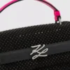 Eksklusiv K/Autograph-veske med strass på topphåndtaket