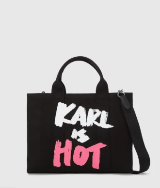 Eksklusiv «Karl is hot» medium totebag