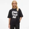 Eksklusiv «Karl told me» avslappet T-skjorte