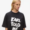 Eksklusiv «Karl told me» avslappet T-skjorte