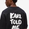 Eksklusiv «Karl told me» avslappet T-skjorte
