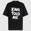 Eksklusiv «Karl told me» avslappet T-skjorte