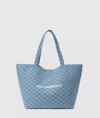 Eksklusiv Monogram-denimshopper