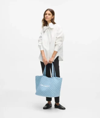 Eksklusiv Monogram-denimshopper