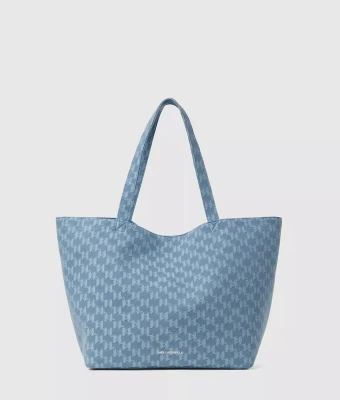 Eksklusiv Monogram-denimshopper