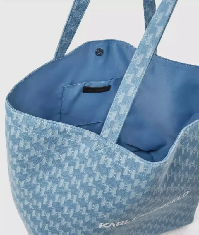 Eksklusiv Monogram-denimshopper