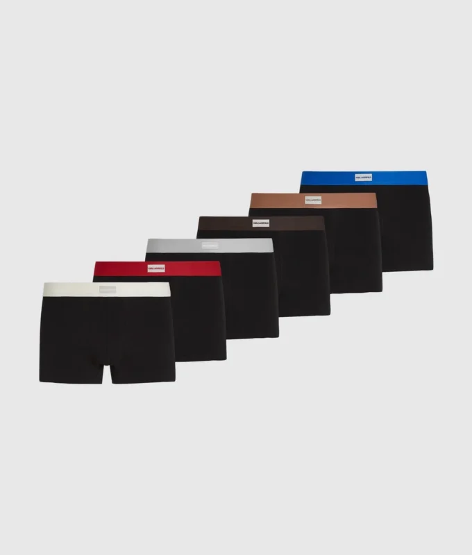 Elastiske badebukser med logo – 7-pakning