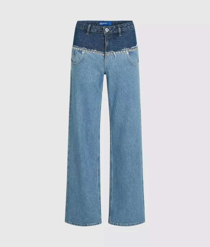 Fargerike, avslappede jeans