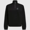 Fleece-genser med halv glidelås