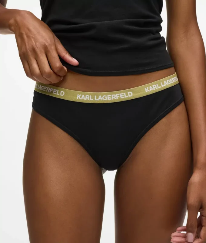 Flerfarget string med linning – 3-pakning