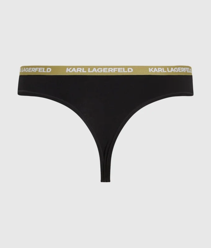 Flerfarget string med linning – 3-pakning