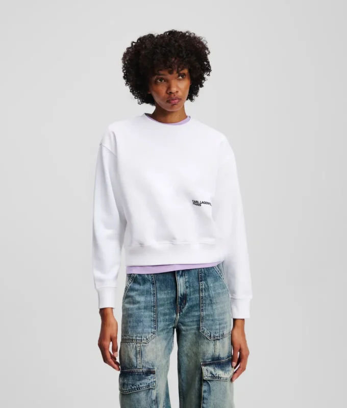 FLORAL-PRINT SWEATSHIRT