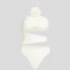 FLOWER HALTER-NECK BADEDRAKT