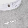 Gavesett med baby-sweatshirt og skjørt