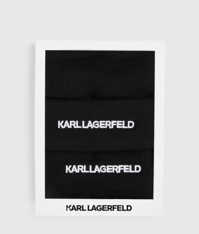 Gavesett med logo-pannebånd og skjerf