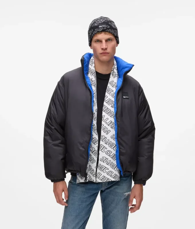 Gavesett med skjerf og lue med logo