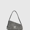 Geo denim skulderveske